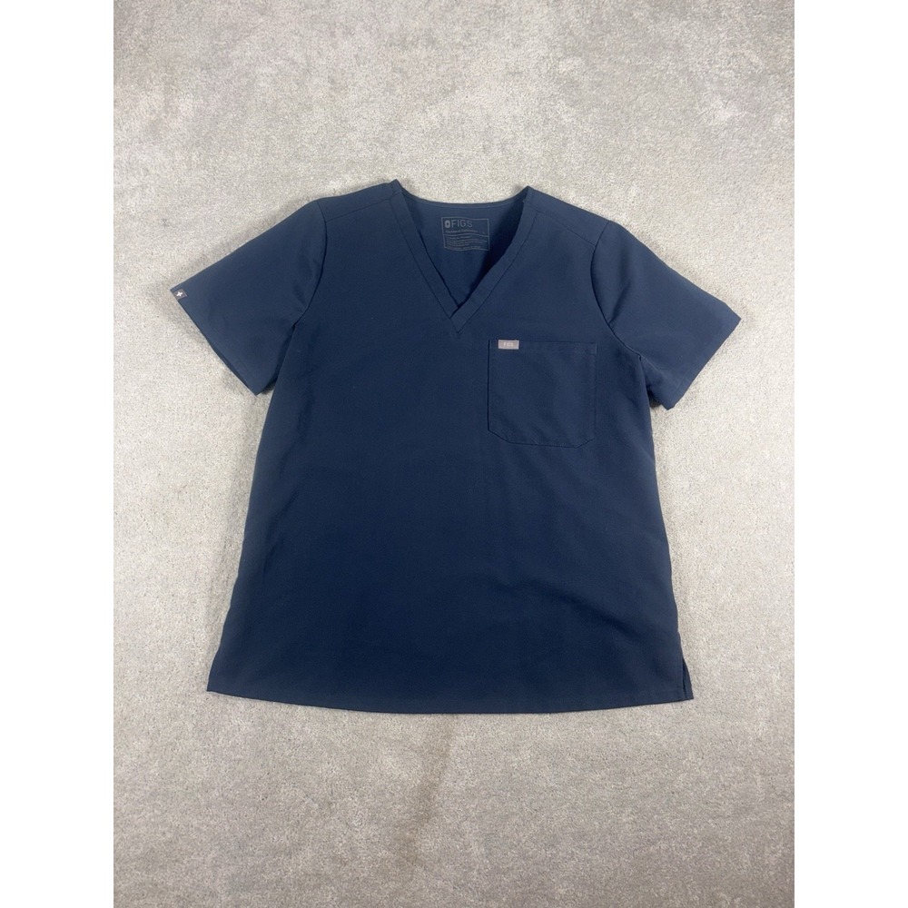 figs slate blue one pocket scrub top Catarina Scrub‎ Top
